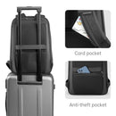 Streamlined Black Minimalist Hard Shell Laptop Backpack