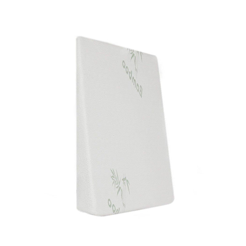 Dreamz Wedge Pillow Memory Foam Cushion Back Neck Support Bamboo Cover 10cm