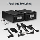 San Hima Lightweight 2X 900mm 4WD Rear Drawer System Fit Toyota Landcruiser Prado 150