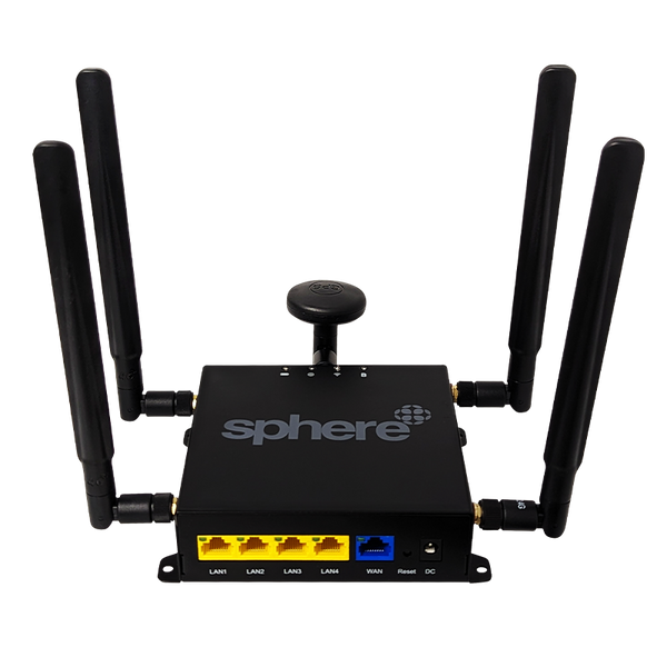 SPHERE CAT6 4G WiFi Router with GPS