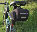 Rainproof Shockproof Bike Saddle Seatpost Bag Black