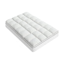 Dreamz Single Mattress Topper Protector Cloud Soft Pillowtop Machine Washable
