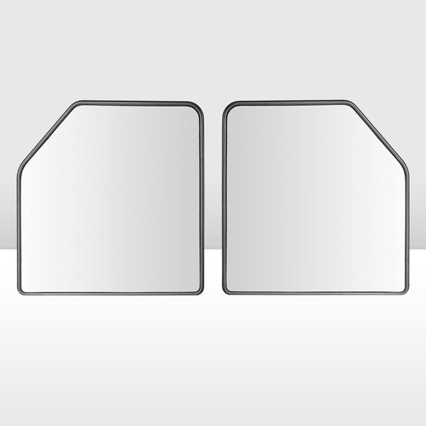 Pair of Large FLAT Replacement Mirrors for San Hima Gen2 Towing Mirror