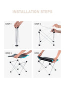 Ultralight Camping Table - Portable Mini Table for Backpacking and Outdoor Activities
