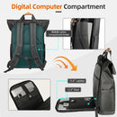 Ravel Expandable Laptop Backpack Waterproof Black