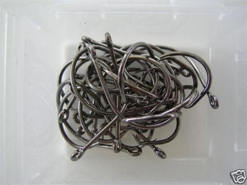 1 Box of Mustad 39951NPBLN Demon Circle Chemically Sharpened Fishing Hooks