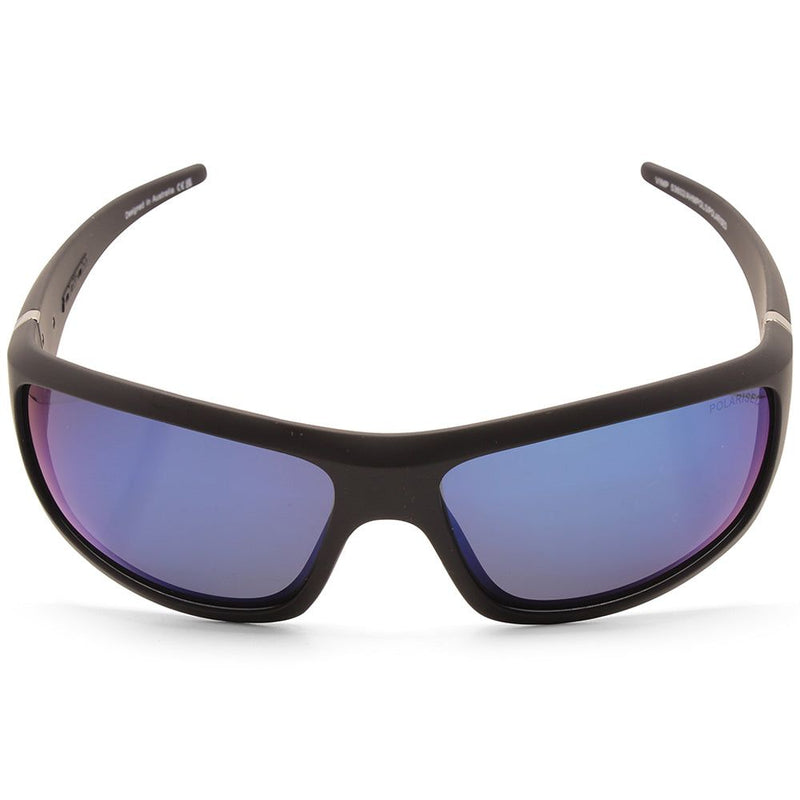 Dirty Dog Vimp Satin Black/Grey-Blue Mirror Polarised Men's Sunglasses
