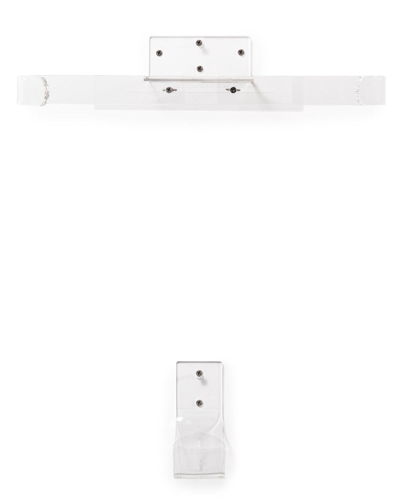 Ocean & Earth Clear Invisible Wall Mounted Vertical Surfboard Storage Rack