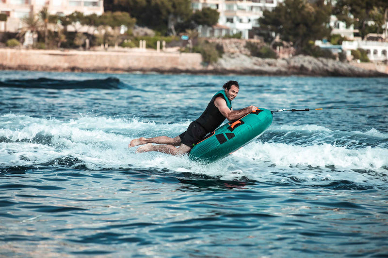 Jobe Droplet Round 1-Person Inflatable Towable Ski Tube (Teal)