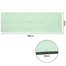 Centra Yoga Mat Non-Slip Fitness Exercise Workout Home Pilates Floor Green