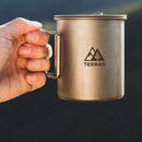 TERRAN Titanium Backpacking Starter Kit (Pot, Mug and Spork)