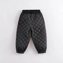Boys Winter Fashion Stitching Quilted Sports Suit