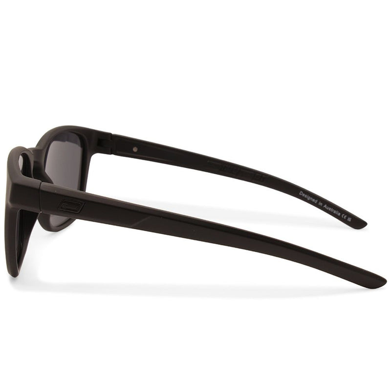 Dirty Dog Lit Satin Black/Grey Unisex Polarised Sunglasses