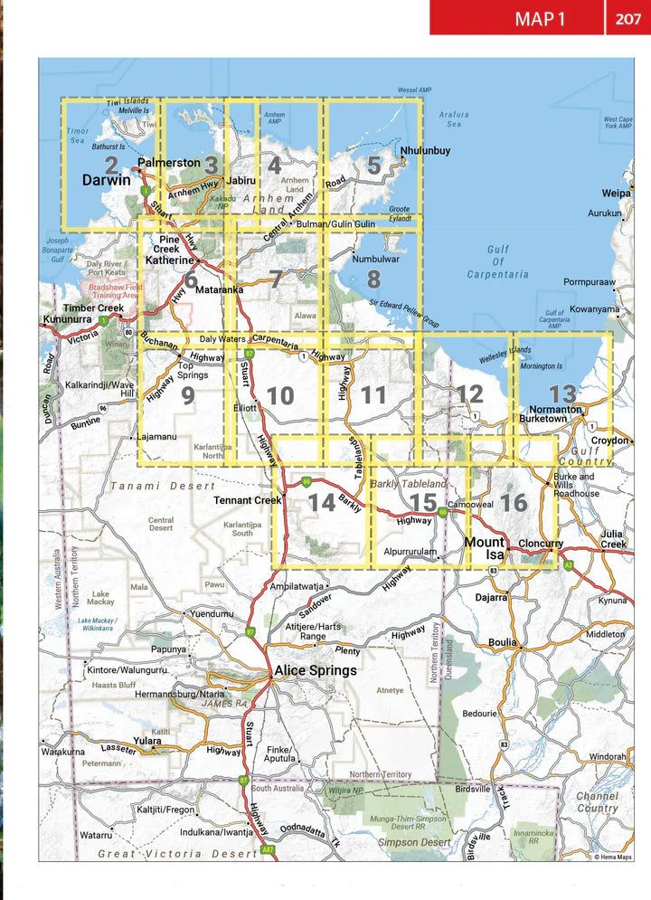 Hema THE TOP END AND GULF ATLAS AND GUIDE