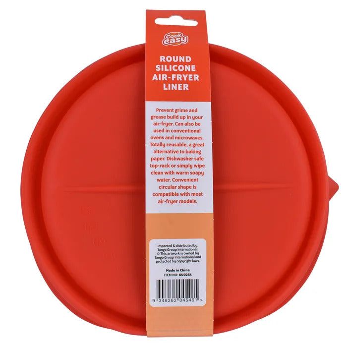 Collapsible Silicone Air-Fryer Liner Round