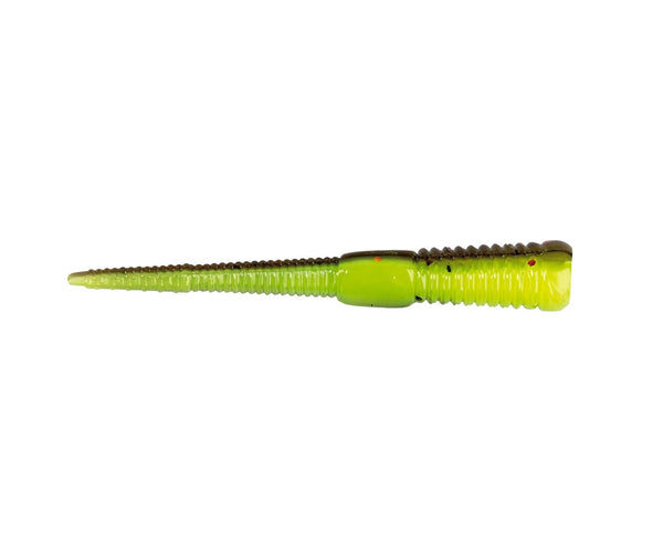 8 Pack of 2 Inch Zman Micro Wormz Soft Plastic Lures - COPPERTREUSE