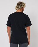 Follow Stitched Tee Black