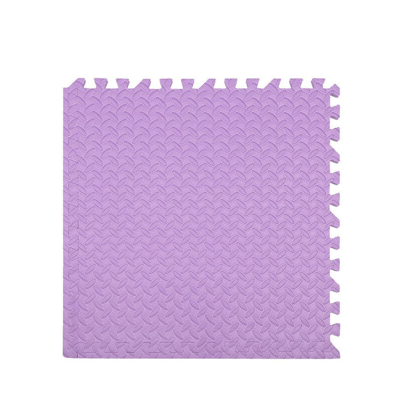 Bopeep EVA Foam Kids Play Mat Floor Kid Crawling Interlocking Home Purple 60x60