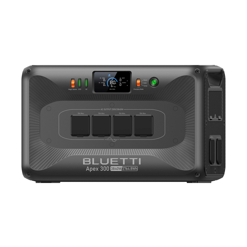 BLUETTI APEX300+2*B300K 3.8KW 5.4Kwh Flagship Solar Generator