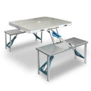 Aluminium Table and Stools Set