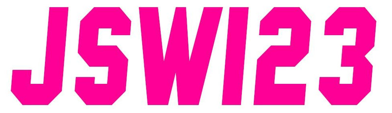 Custom Jet Ski Rego Stickers - 100mm