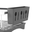Toque Dish Drying Rack Plate Drainer Cup Holder Cutlery Tray Kitchen Organizer