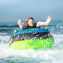 Jobe Ridge 1 Person Inflatable Towable 51" Ski Tube - Blue Black