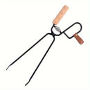 Extra-Long Heat-Resistant Charcoal Tongs for BBQ & Fire Pit