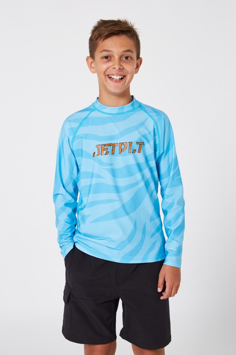 Jet Pilot Rashie Youth Ls Hydro Blue