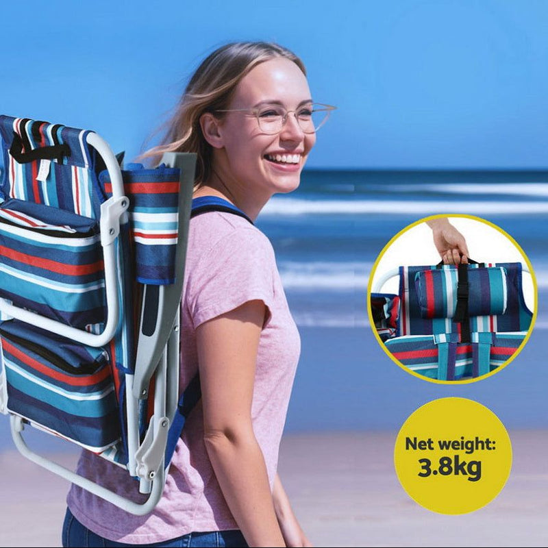 2x Backpack Beach Chairs