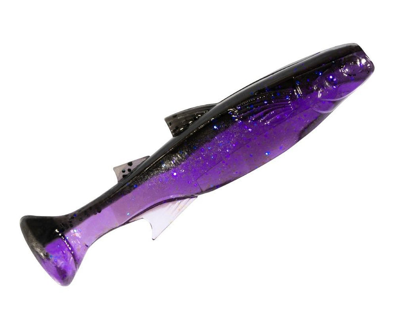 4 Pack of 3.3 Inch Zman Mulletron Unrigged Soft Plastic Fishing Lures