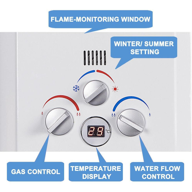 Portable Gas Hot Water Heater with Pump