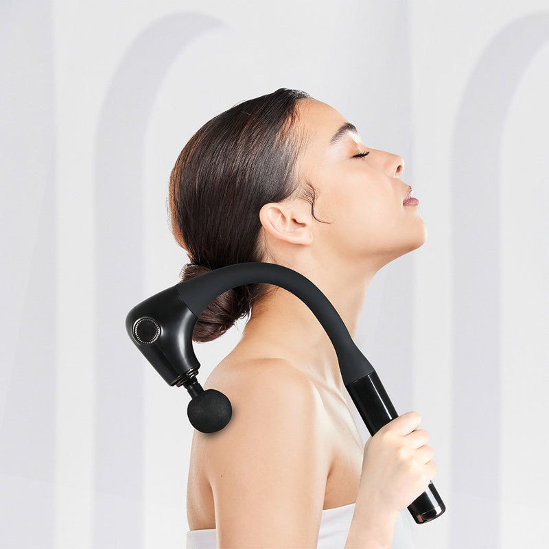 Spector Massage Gun Deep Tissue Extended Handle Percussion Massager Pain Relief