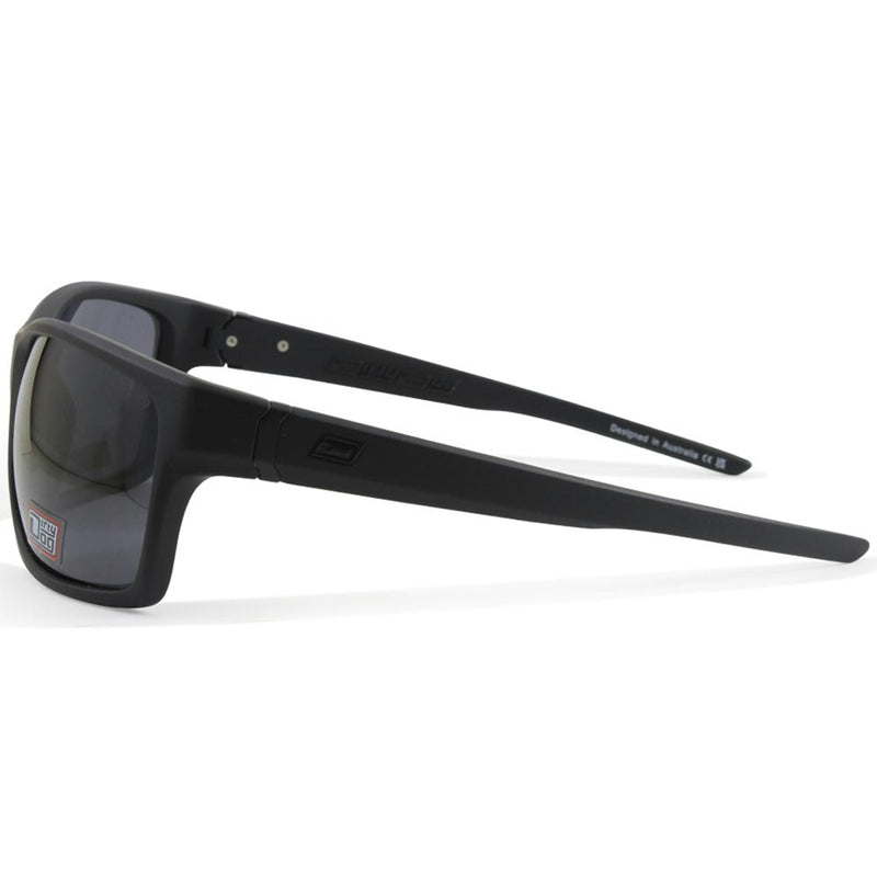 Dirty Dog Cosmic Satin Black/Grey Polarised Men's Sunglasses 53714