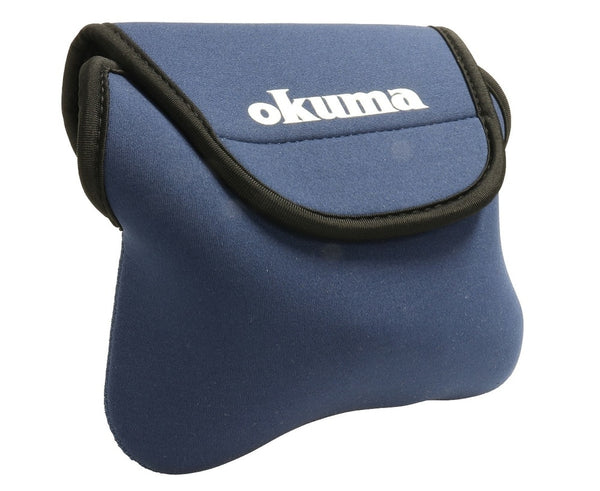 Medium Okuma Neoprene Fishing Reel Cover to Suit Spinning Reels - Spin Reel Case