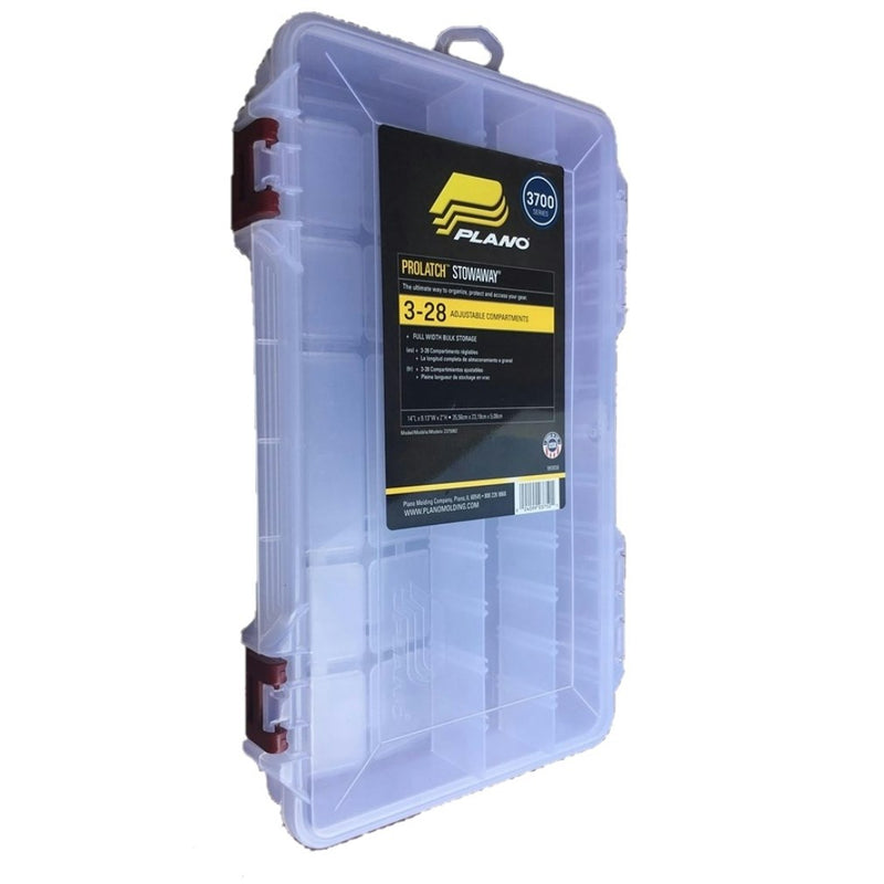 Plano 23750 Pro Latch Stowaway Tackle Box-Tackle Tray With Up To 28 Compartments