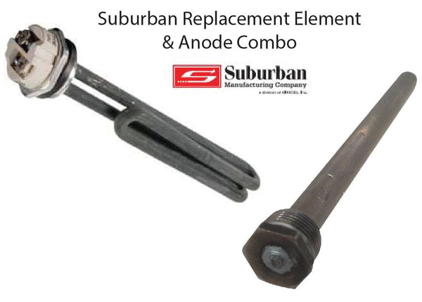 Suburban 240V Element & Sacraficial Anode Combo