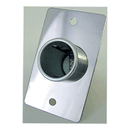 12v CHROME WALL PLATE RECEPTICLE - LARGE