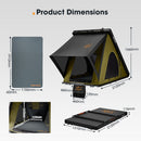 San Hima Kalbarri Lite Gen 2 Rooftop Tent With Ladder & Rack Camping Olive