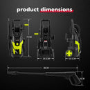 Fieryred 2700W Peak High Pressure Washer Cleaner Electric Max 4200PSI