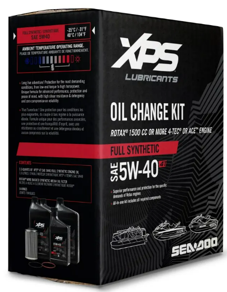 Sea-doo Oil Change Kit 5w40 1500 Cc +