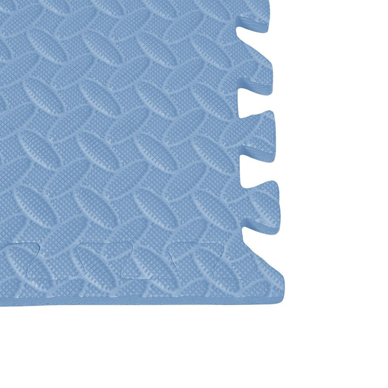 Bopeep EVA Foam Kids Play Mat Floor Kid Crawling Interlocking Home Blue 60x60
