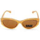 North Beach Sirene Crystal Champagne/Brown Polarised Women's Sunglasses