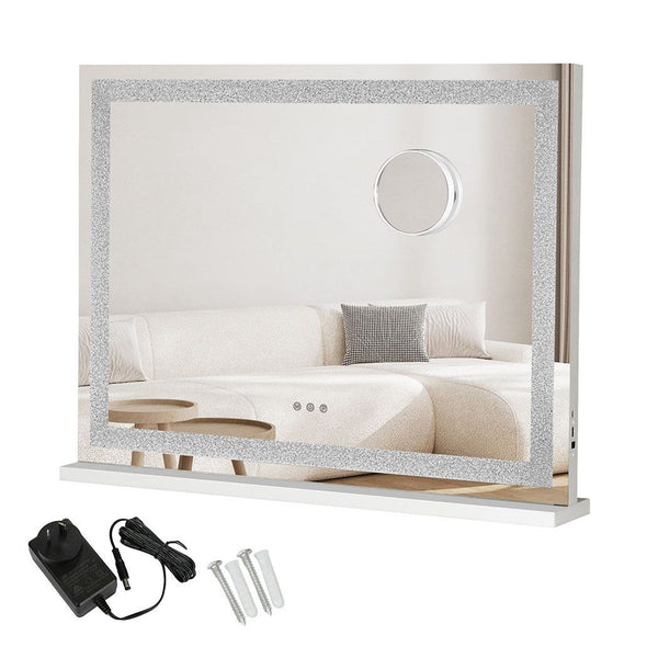 Yezi Makeup Mirror LED Lighted Hollywood Vanity Magnifying Mirrors Rechargeable
