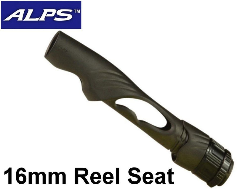 Alps Size 16 High Modular Exposed Graphite RPD Reel Seat - Grey Carbon Finish