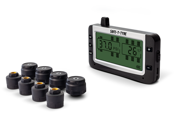 SafetyDave TPMS 8 Sensors Australia’s premier Tyre Pressure Monitoring System