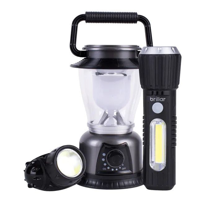 Brillar Legendary Trio Lantern,Headlamp & Torch