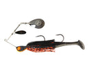 TT Lures 3/4oz Tornado+ Double Colorado Rigged Spinnerbait Lure - ORANGE NIGHTMARE
