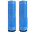 Bulletproof Mountain Bike Grips 130mm with Black End Plugs Blue