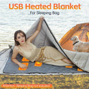 USB Heated Sleeping Bag Pad 5-Level Adjustable